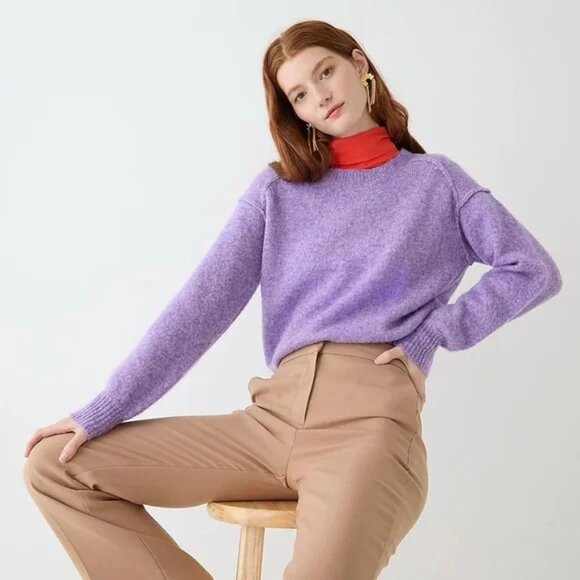 J. Crew Sweaters - J. Crew Relaxed Pullover Sweater Wool and Alpaca blend PTP 22 inches